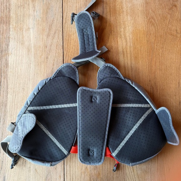 Mountainsmith K9 Pack Dog Backpack Carrier Vest Size Medium Grey & Orange Hiking - Picture 3 of 9